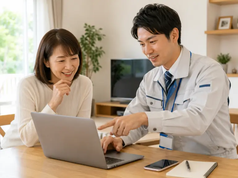 資料整理と提案作成に使う落ち着いたワークスペース