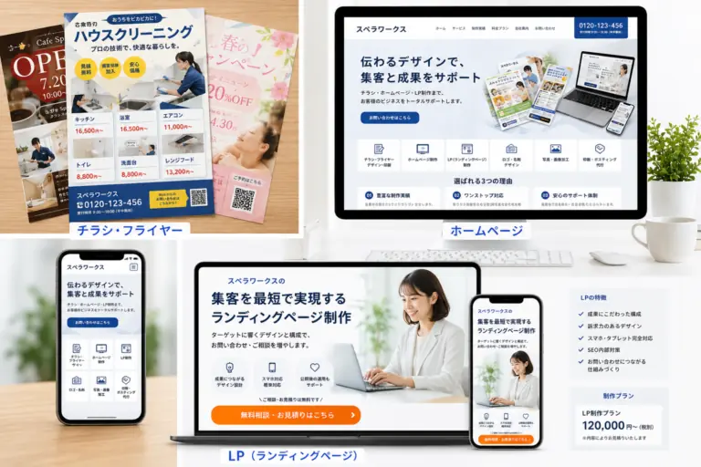 ノートパソコンで制作内容を確認する日本人スタッフ